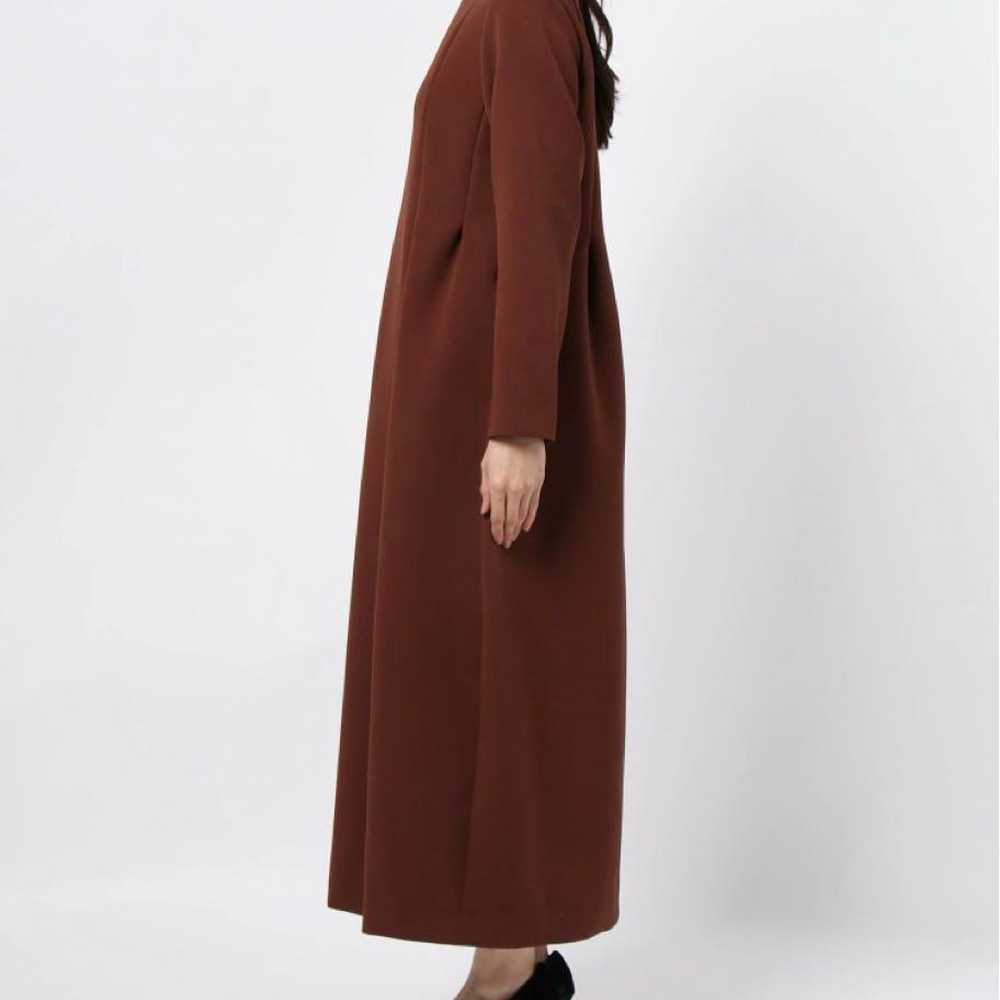 Rimark Tuck Volume One-Piece Dress Brown - image 2