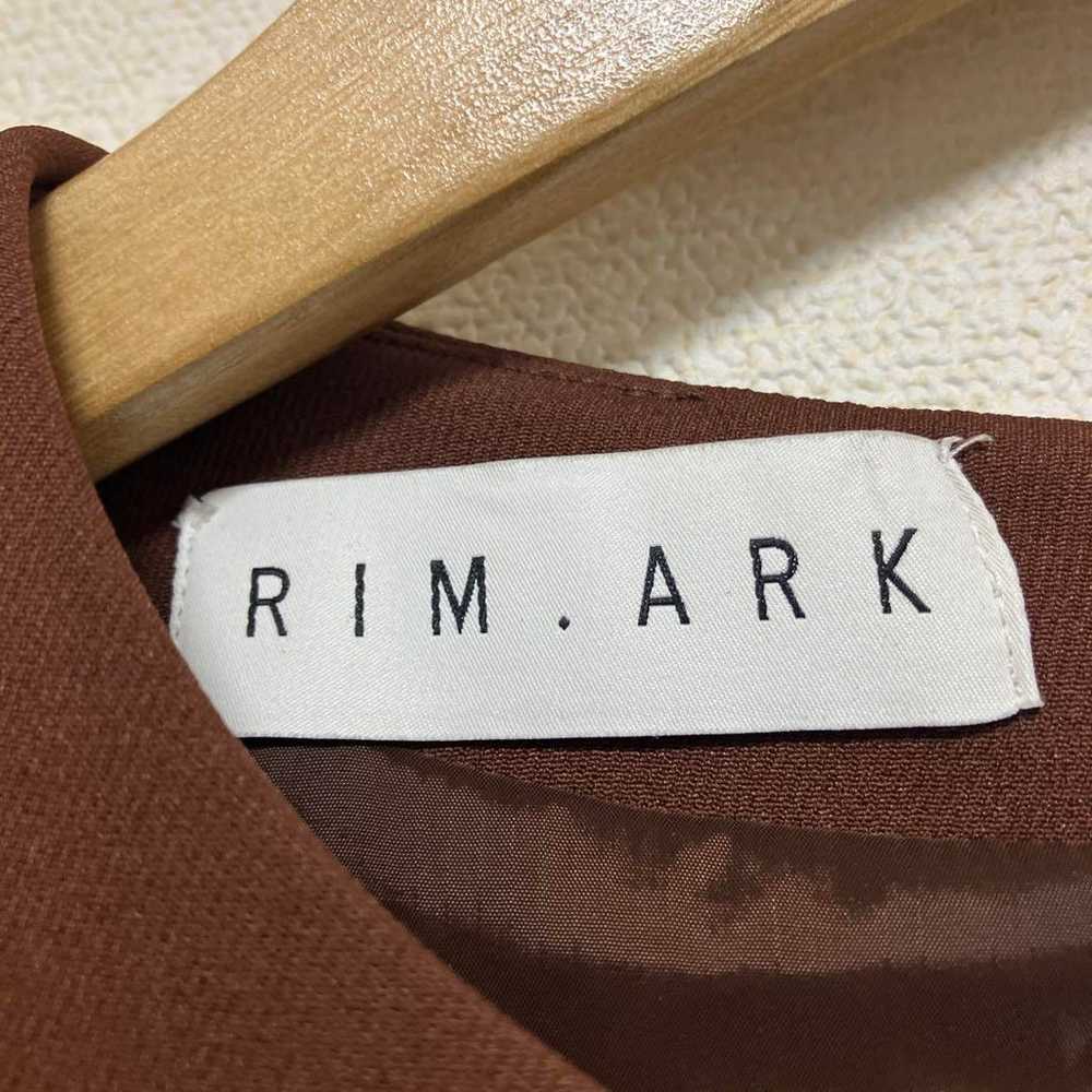 Rimark Tuck Volume One-Piece Dress Brown - image 6