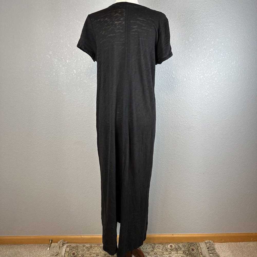 ATM Womens Short Sleeve Crew Tee Maxi Dress L Lar… - image 5