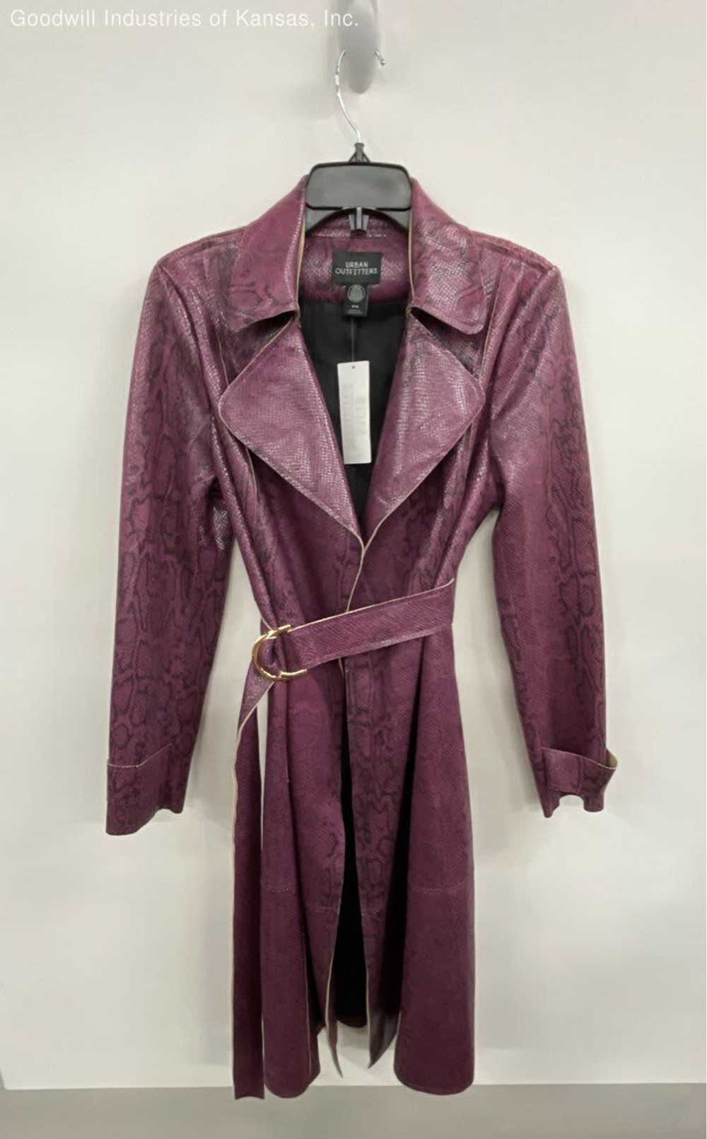 Urban Outfitters Purple Snakeskin Trench Coat - S… - image 6