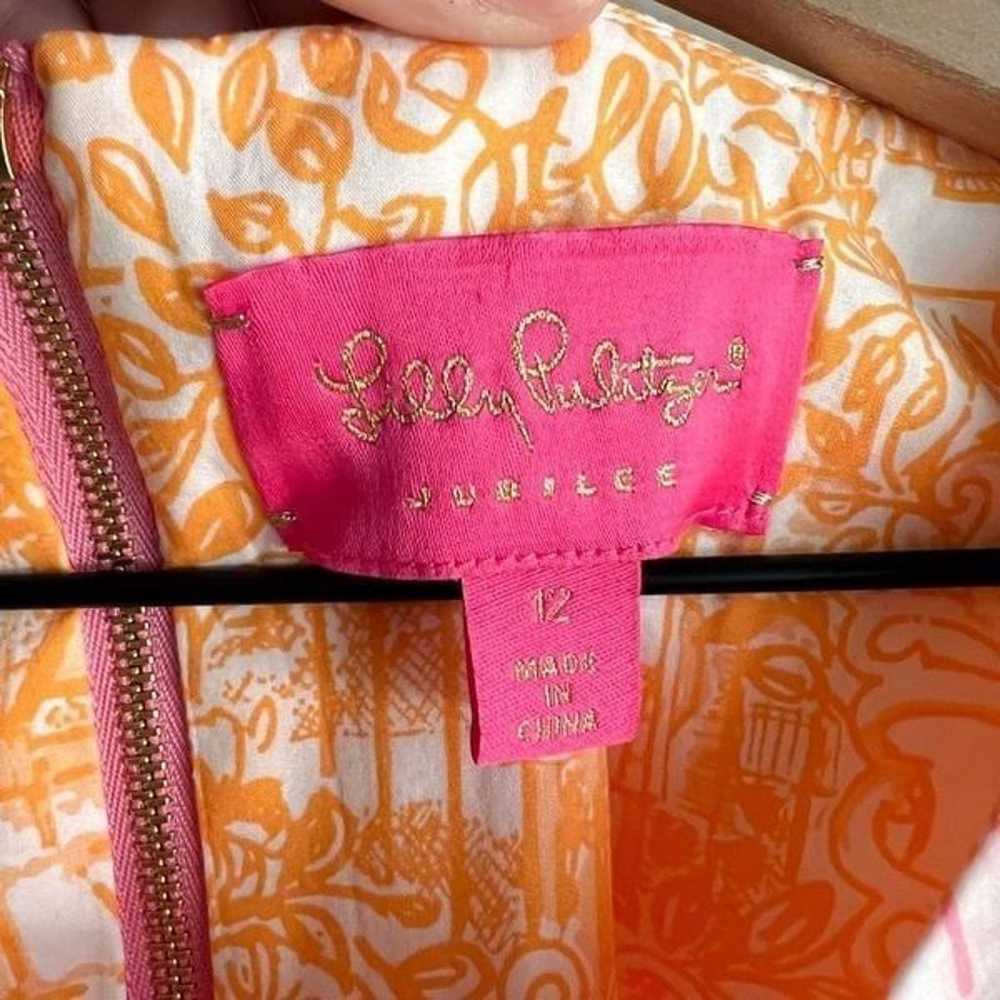 Lilly Pulitzer Tenley Shift Bow Dress Size 12 - image 10