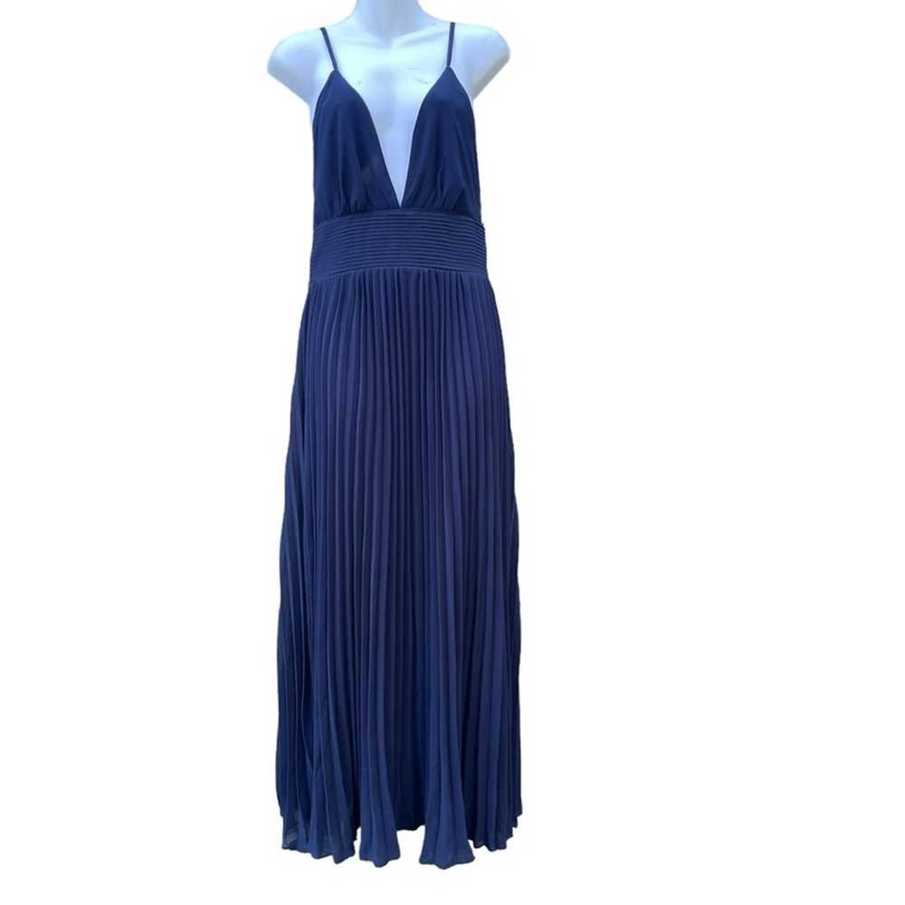 Lulus Depths of My Love Navy Blue Maxi Dress - image 3