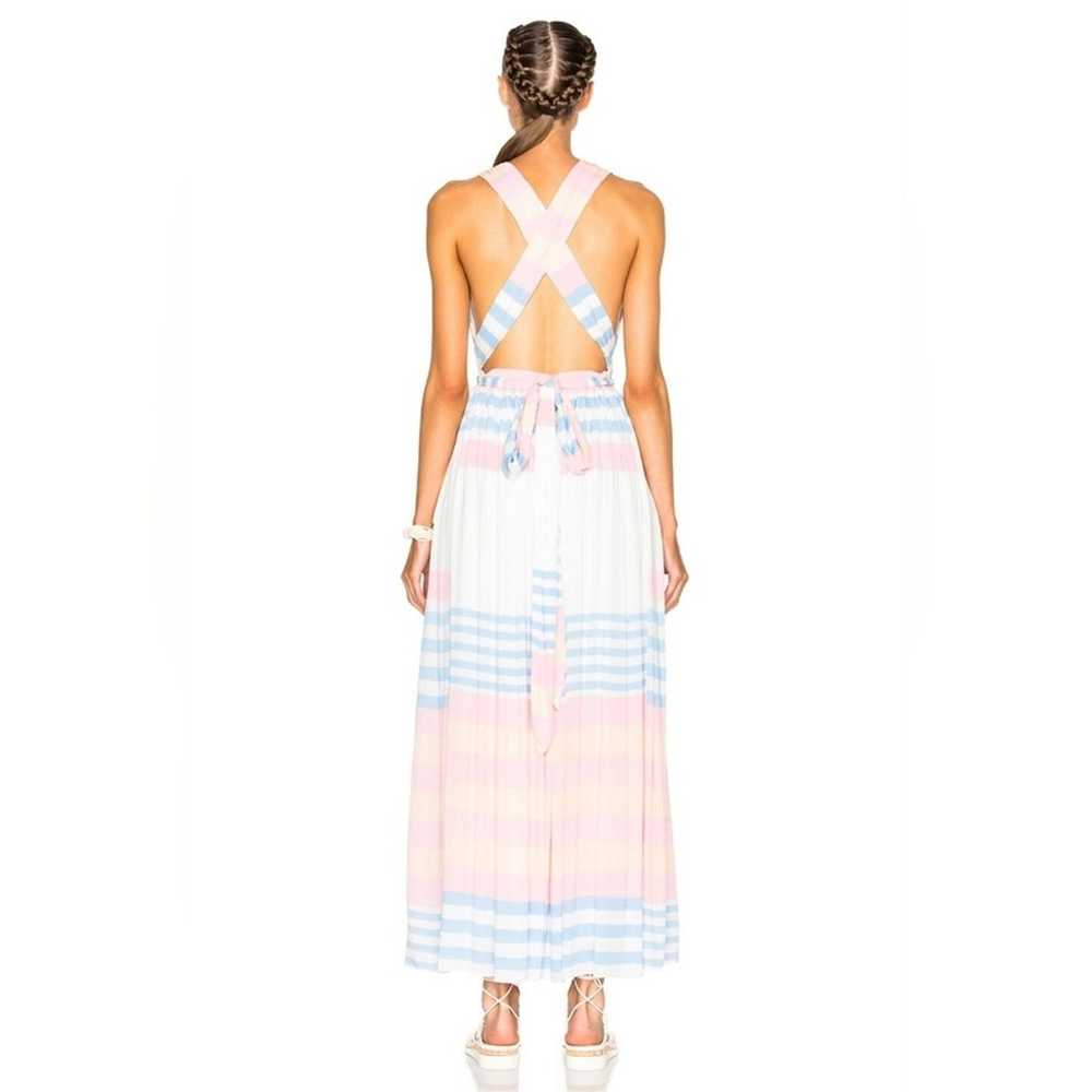 MARA HOFFMAN Swim Crinkle Crepe Maxi Dress, White… - image 2