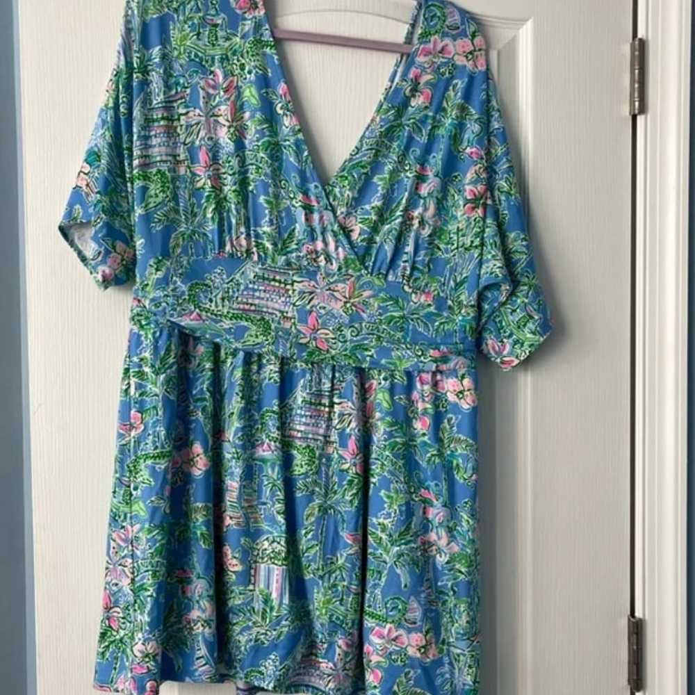 Lilly Pulitzer Parigi Skort Romper size xl Gorgeo… - image 3