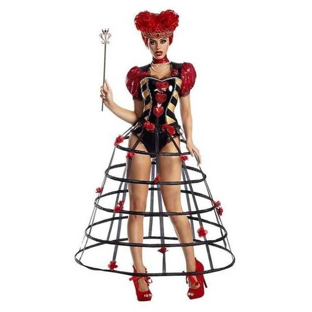 Party King Caged Heart Queen Costume - image 1