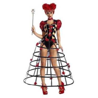 Party King Caged Heart Queen Costume - image 1