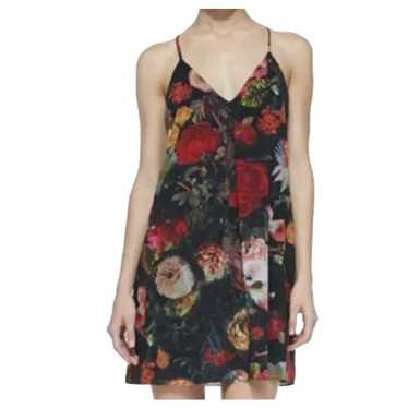 Alice + Olivia Fierra Floral Sleeveless Chiffon S… - image 1