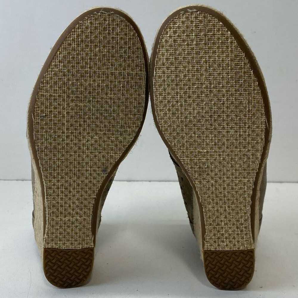 Toms Khaki Wedges Shoes Size 8 - image 6