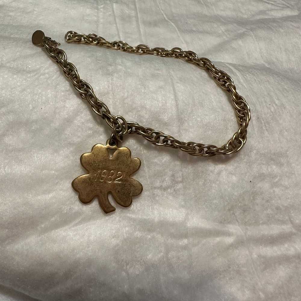 1982 vintage lucky charm bracelet - image 1