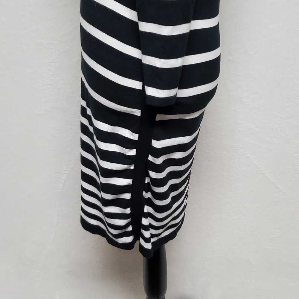 RAG & Bone Black White Asymmetric Striped Stretch… - image 6