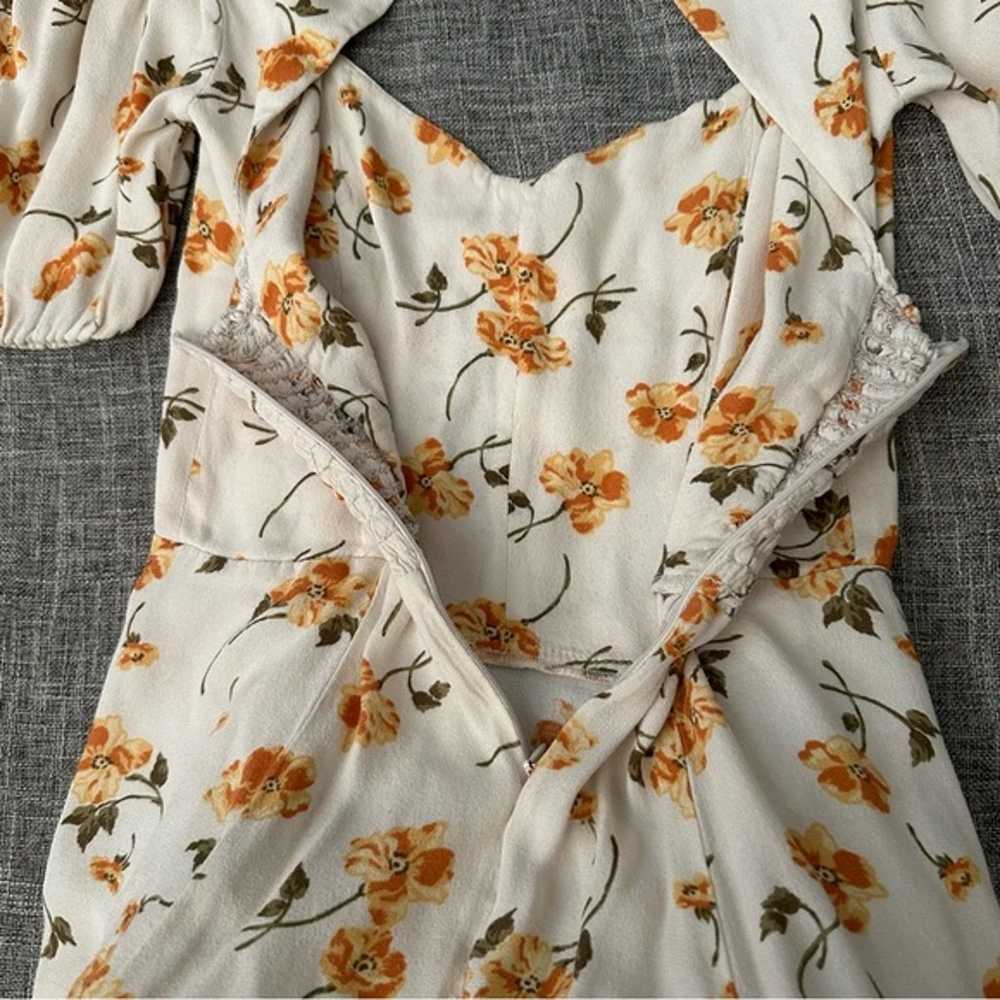 Reformation Clancie Floral Mini Dress Size 4 - image 4