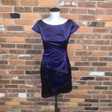 Karen Millen Silk Purple Dress Size 4