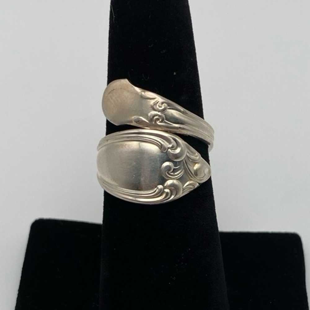 Vintage Silver Spoon Ring Size 7 - image 8