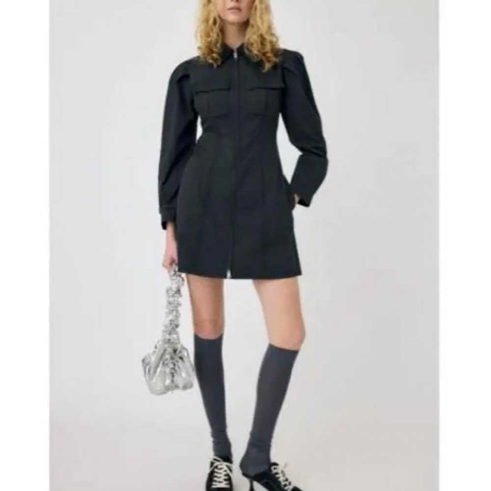 MOUSSY PATCH POCKET ZIP-UP Dress Light Black - image 2