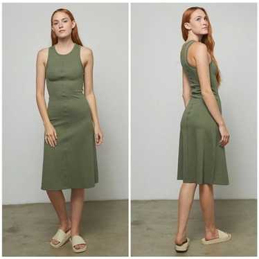 LUNYA Restore Fitted Dress - Otium popular Tan Heather