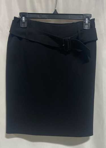 Prada Black Belted Skirt - Size 38