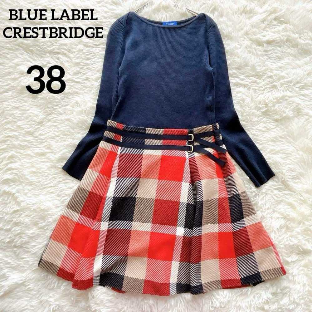 【Like New】Blue Label Crestbridge Long Check Dress… - image 1