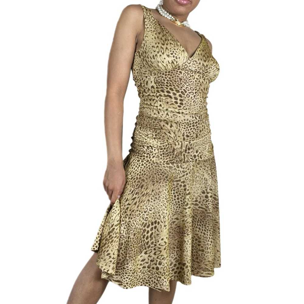 Vintage Betsy Johnson Leopard Print Dress - image 2