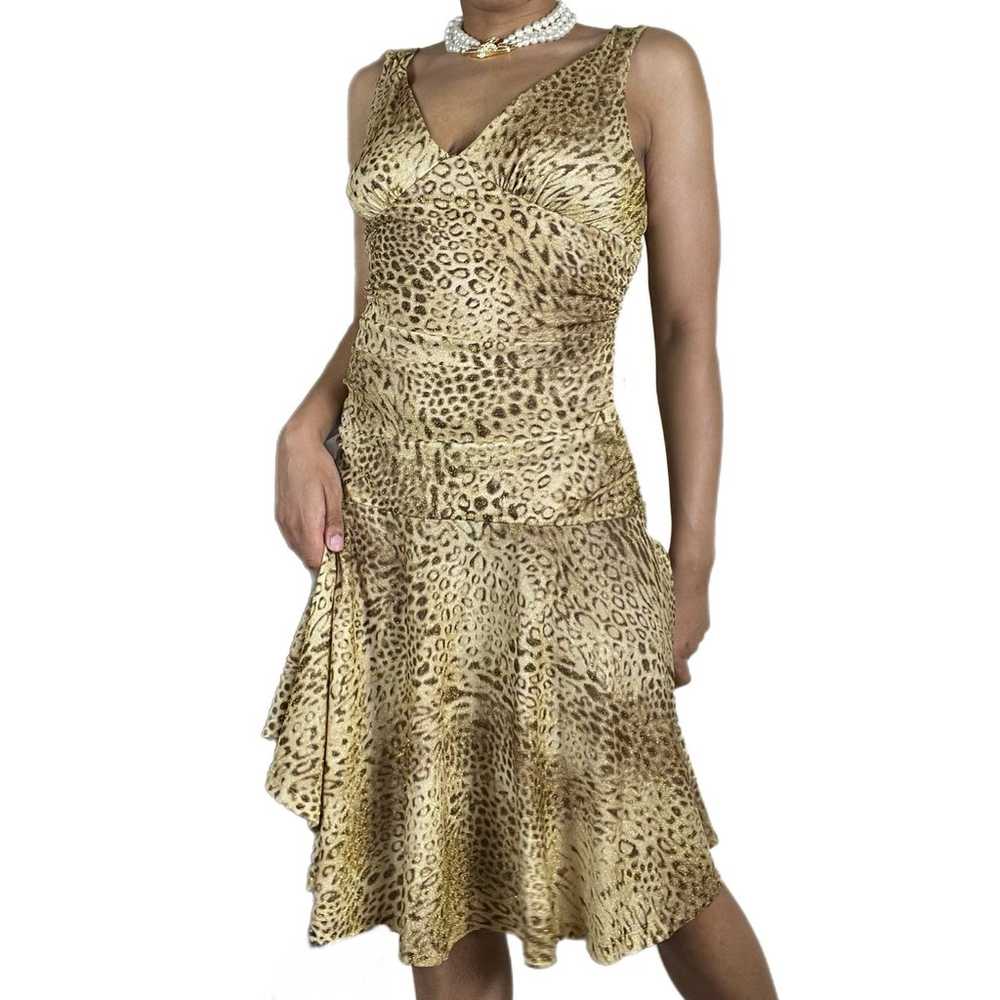 Vintage Betsy Johnson Leopard Print Dress - image 3