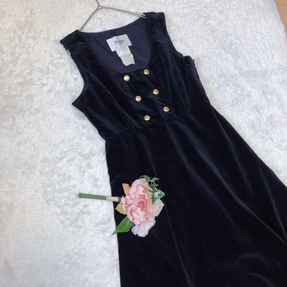 René⭕️ Excellent condition sleeveless velvet dres… - image 2