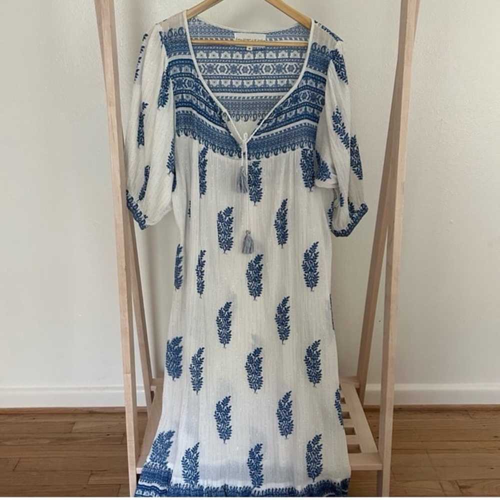 Daughters of India Azure Mishka Maxi Dress size M - image 2