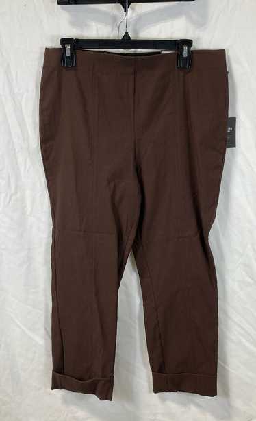 NWT Simply Vera By Vera Wang Womens Brown Twill Sk