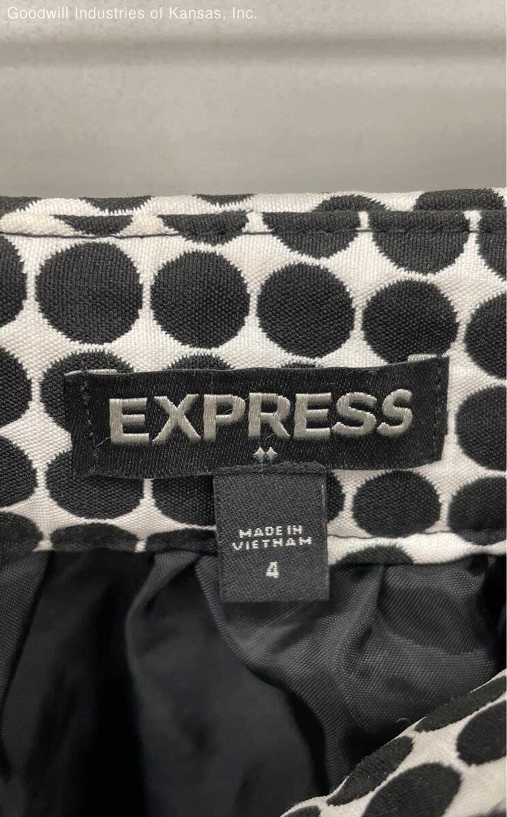 Express Black/White Skirt - Size 4 - image 3