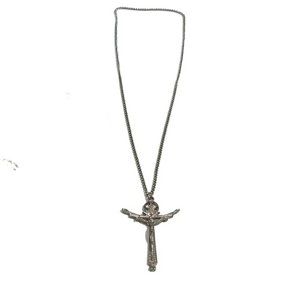 VINTAGE STERLING SILVER MENS OR WOMENS RELIGIOUS … - image 2