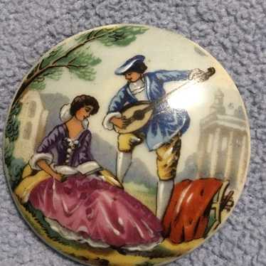 Limoges, France Hand Painted Portrait Porcelain - image 1