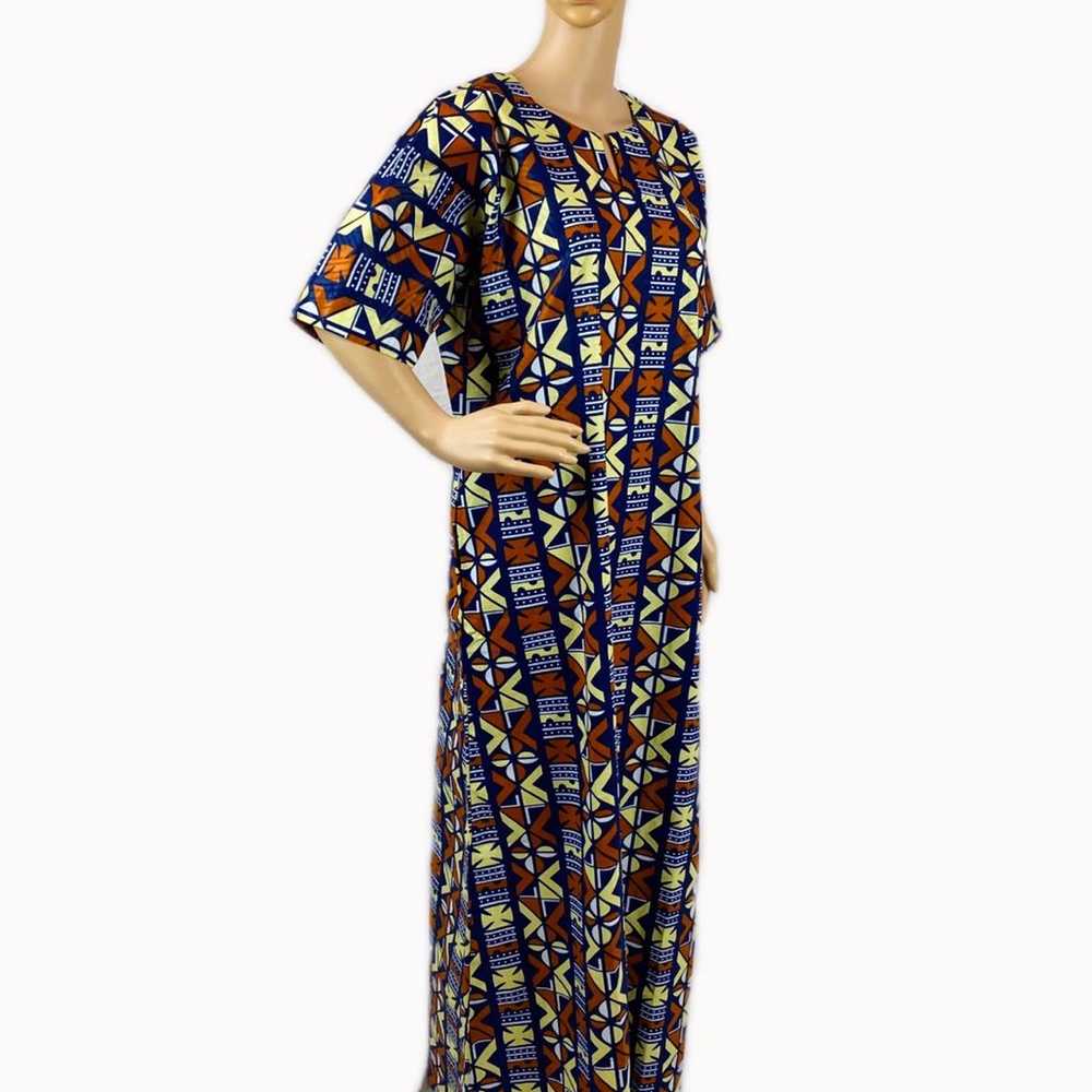 African Print Ankara Handmade Kaftan - image 2