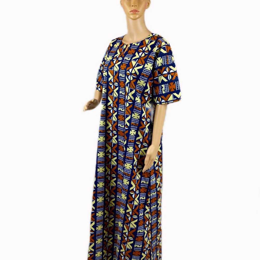 African Print Ankara Handmade Kaftan - image 3