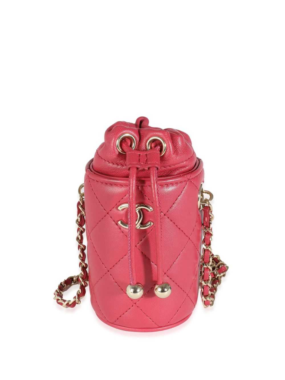 CHANEL Pre-Owned 2021 Interlocking-CC bucket bag … - image 1