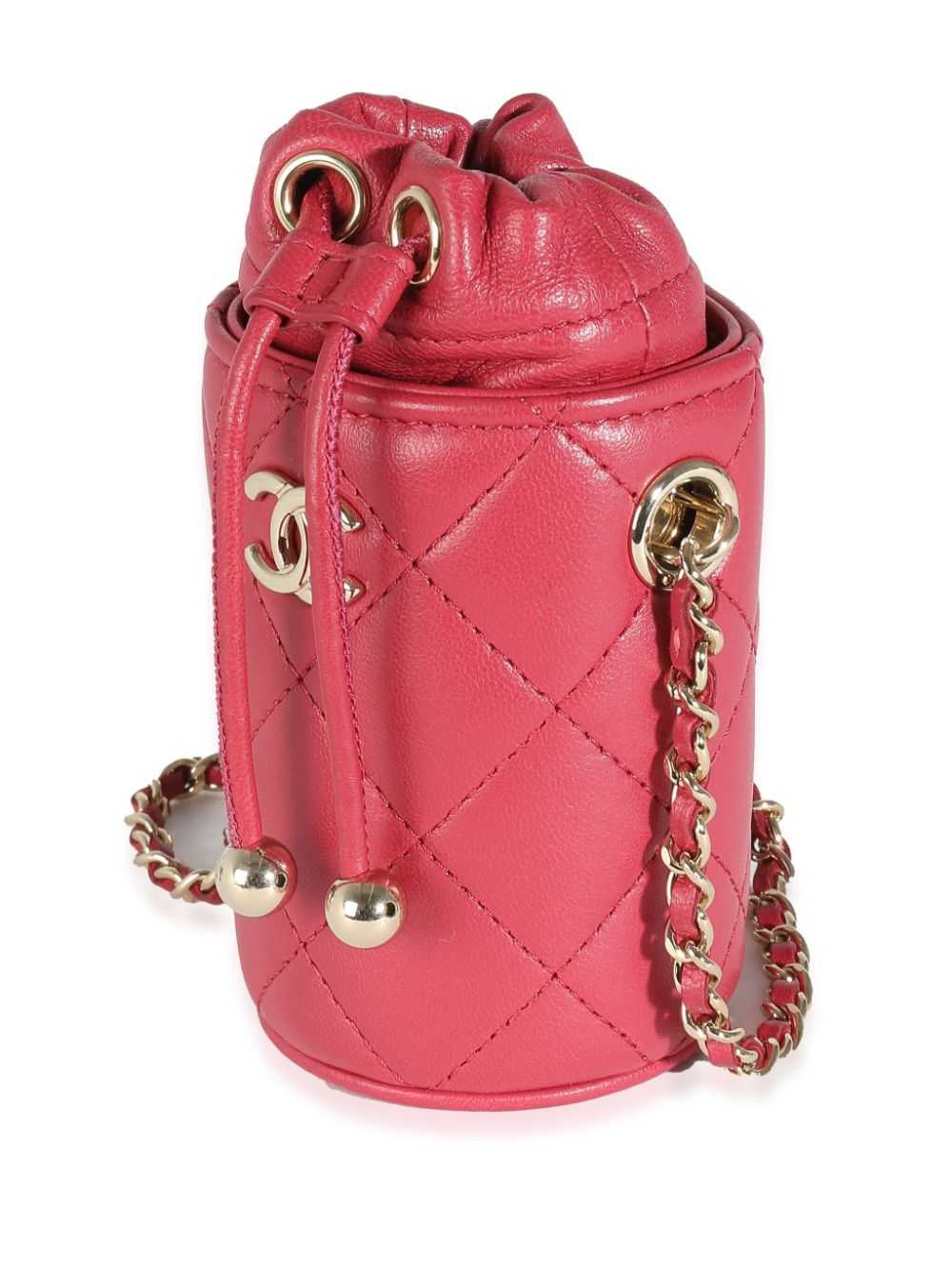 CHANEL Pre-Owned 2021 Interlocking-CC bucket bag … - image 4