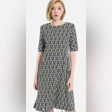 MaxMARA black and white pattern dress size 12