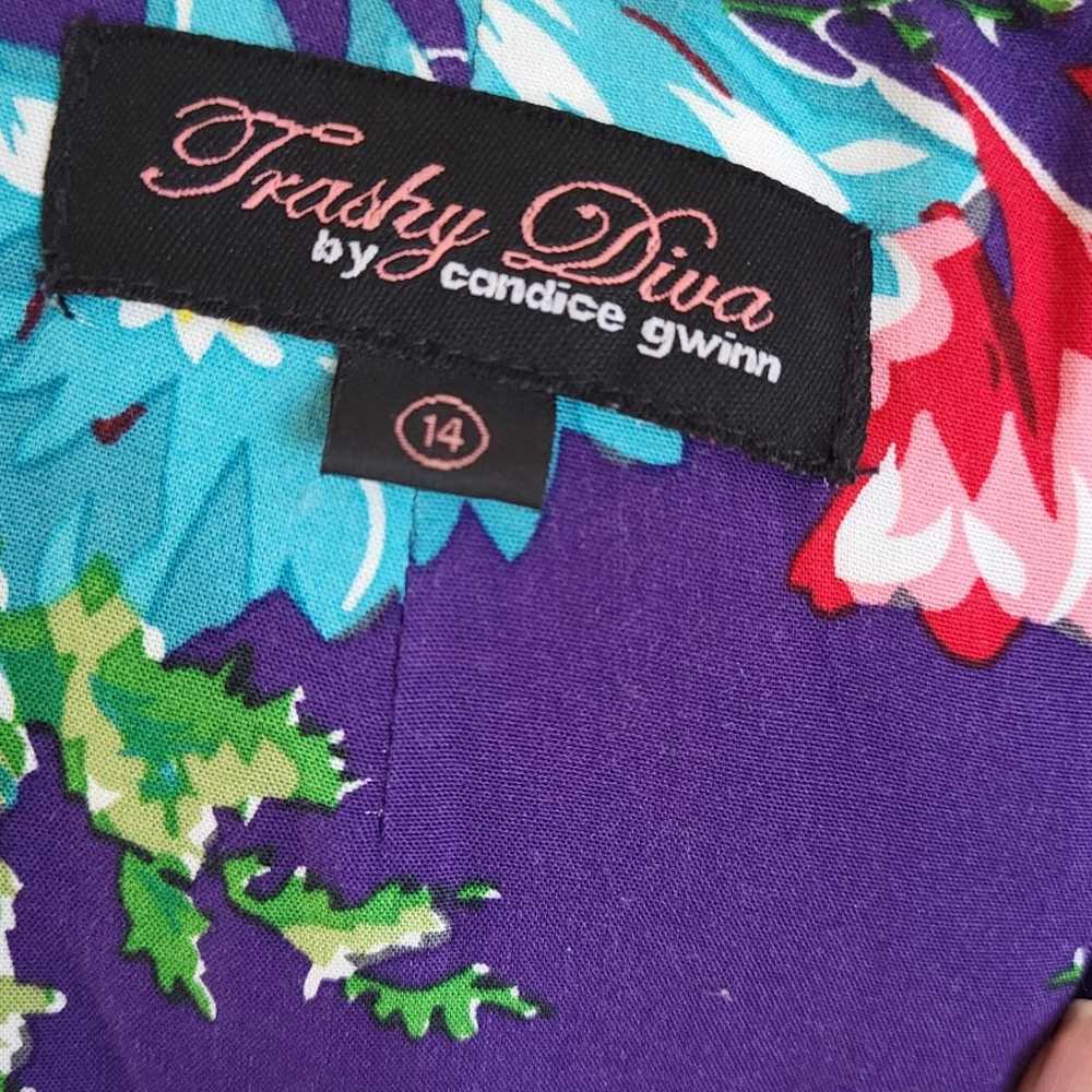 Trashy diva Peekaboo Bold Bouquet sz 14 - image 3