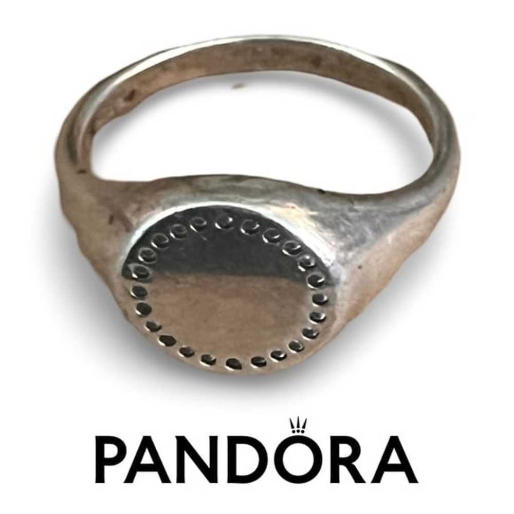 Authentic Pandora ring retired size 50 size 7.5" - image 1