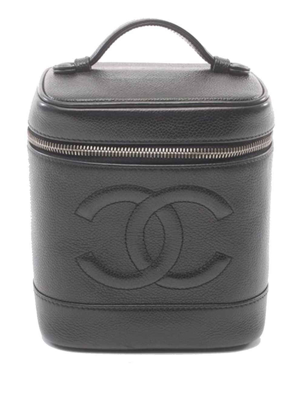 CHANEL Pre-Owned 2002-2003 CC Caviar Case vanity … - image 1