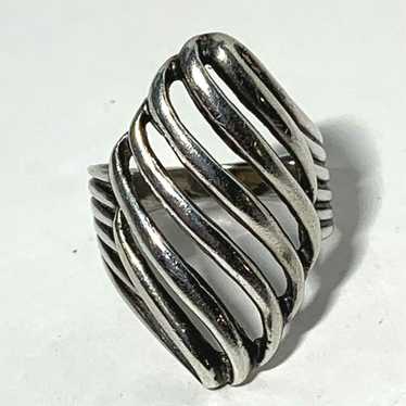 VINTAGE Handcrafted STERLING SILVER 925 Statement… - image 1