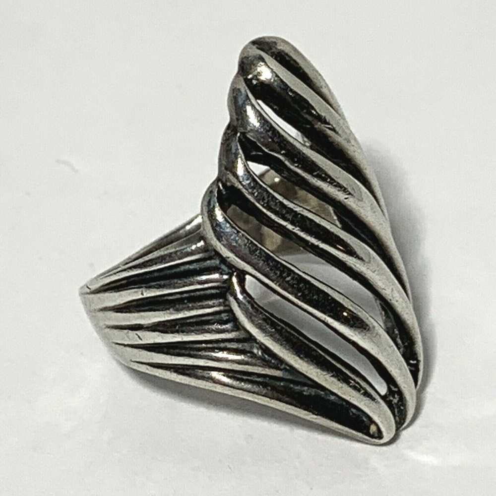 VINTAGE Handcrafted STERLING SILVER 925 Statement… - image 2