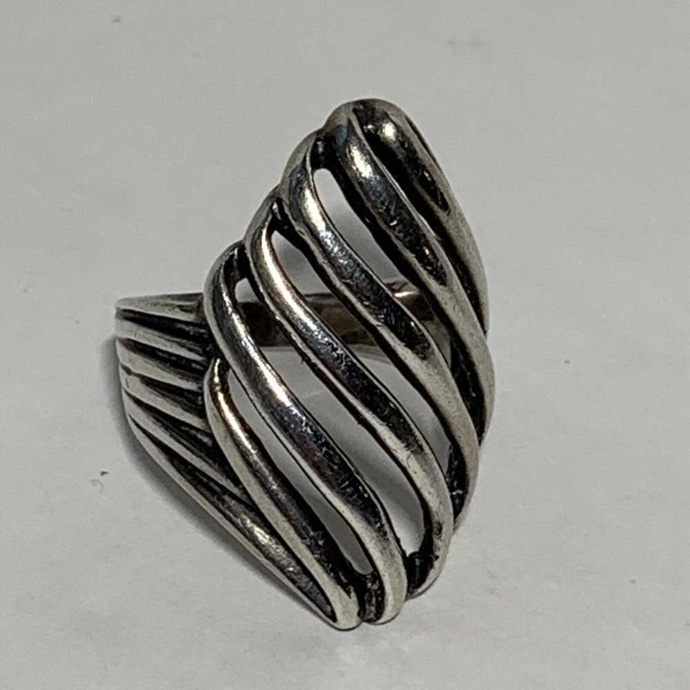 VINTAGE Handcrafted STERLING SILVER 925 Statement… - image 5