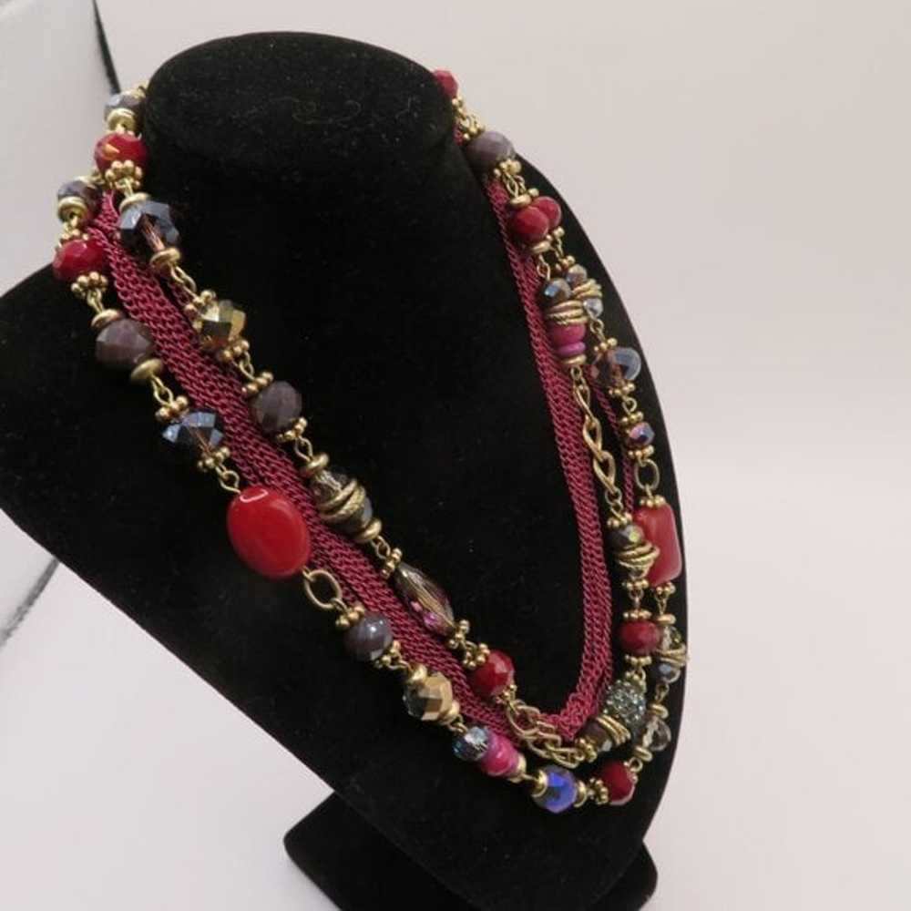 Premier Designs Statement Multi Strand Necklace C… - image 3