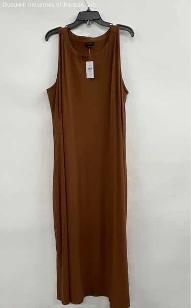 J. Jill Burnt Orange Maxi Casual Dress - Size 3x