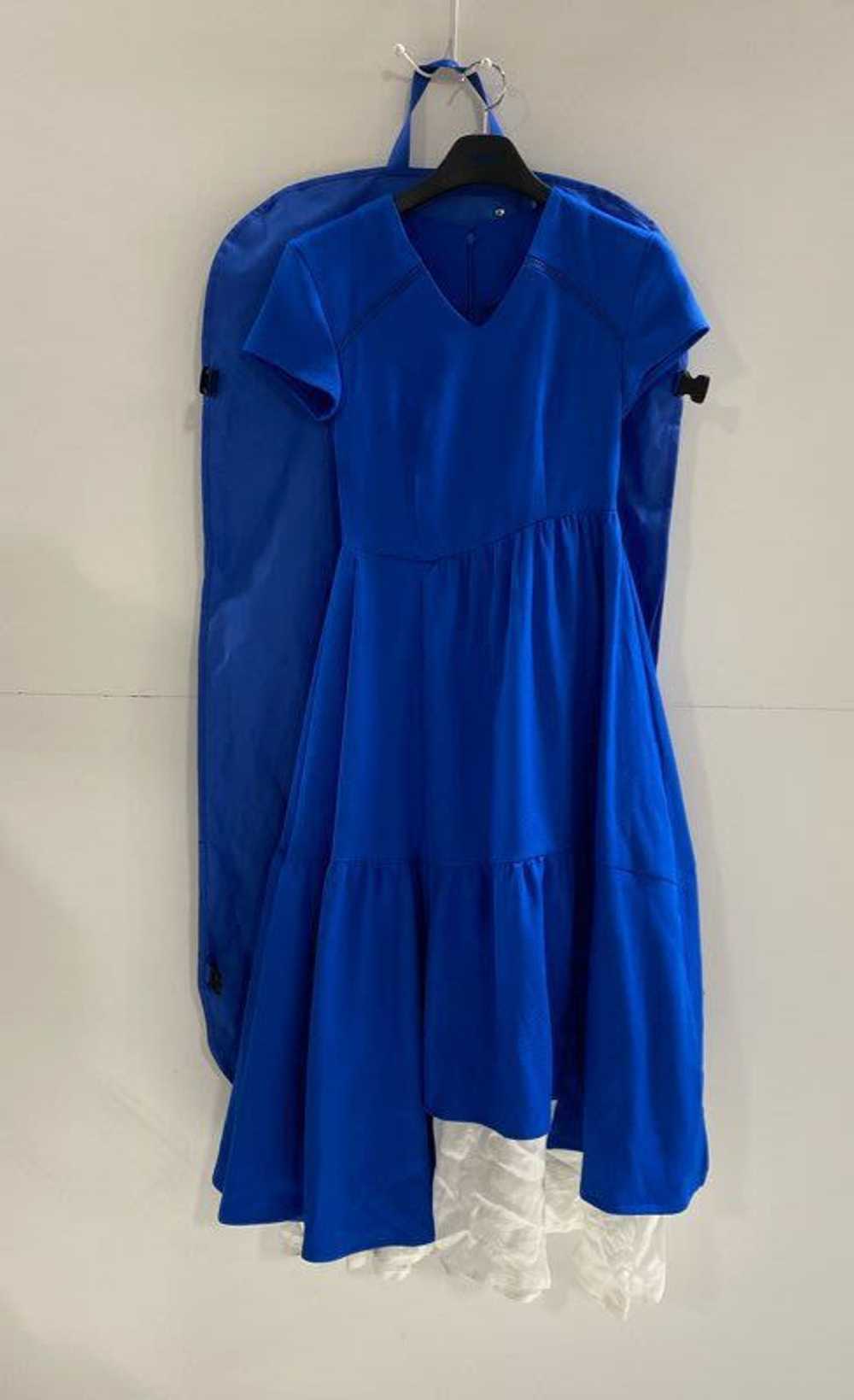 Ader Error Blue Layered Asymmetric Midi Dress - S… - image 8