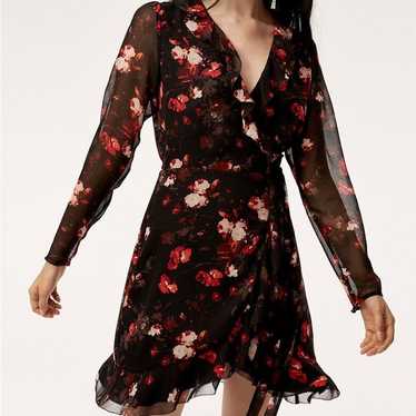 ARITZIA Wilfred Louise Floral Wrap Dress