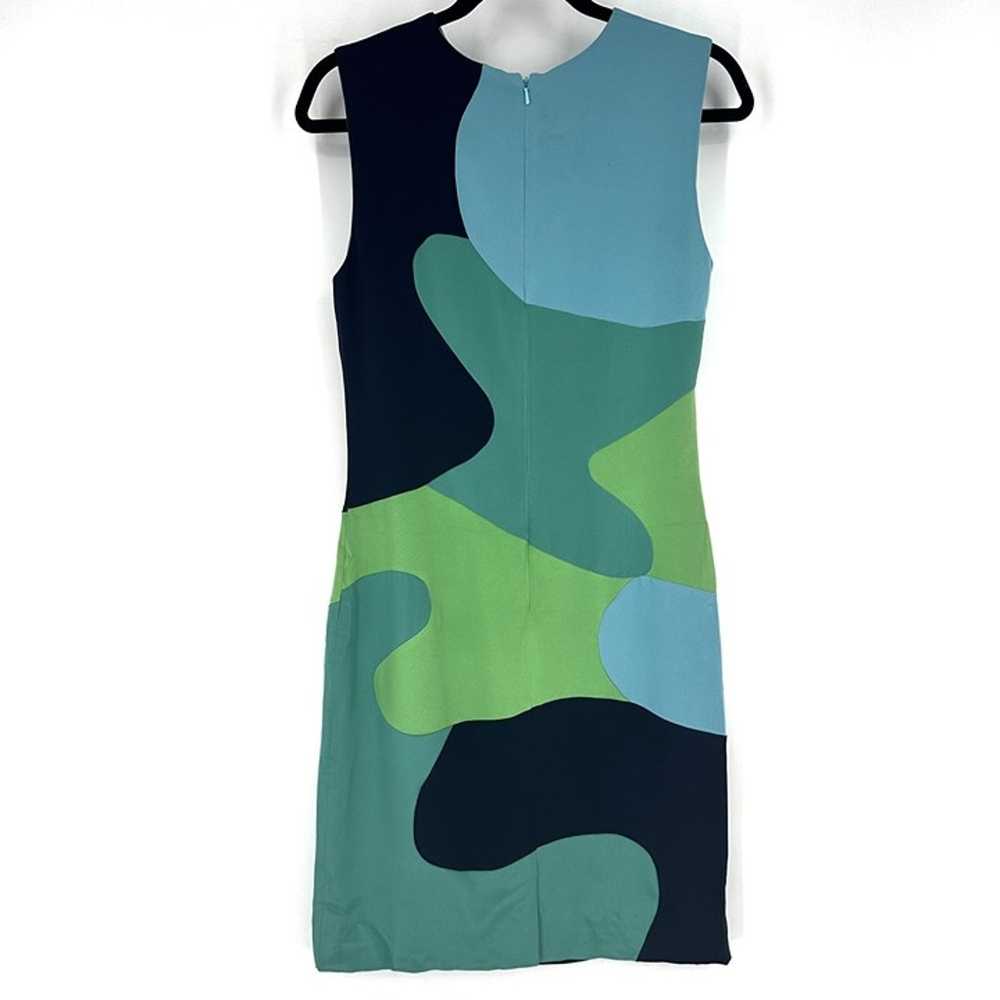 Lela Rose Colorblock Mod Camouflage Sleeveless Si… - image 5