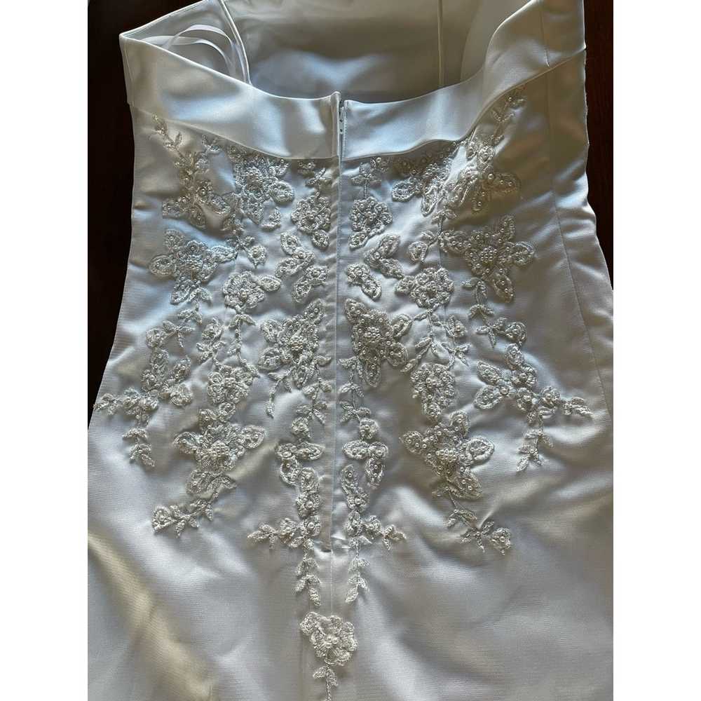 NEW Women’s White Custom Made Wedding Dress w/Mat… - image 10