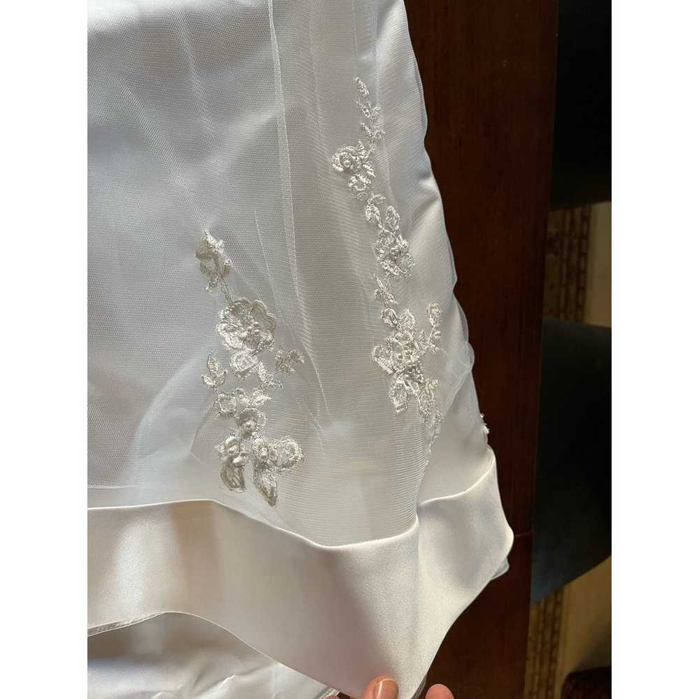 NEW Women’s White Custom Made Wedding Dress w/Mat… - image 12