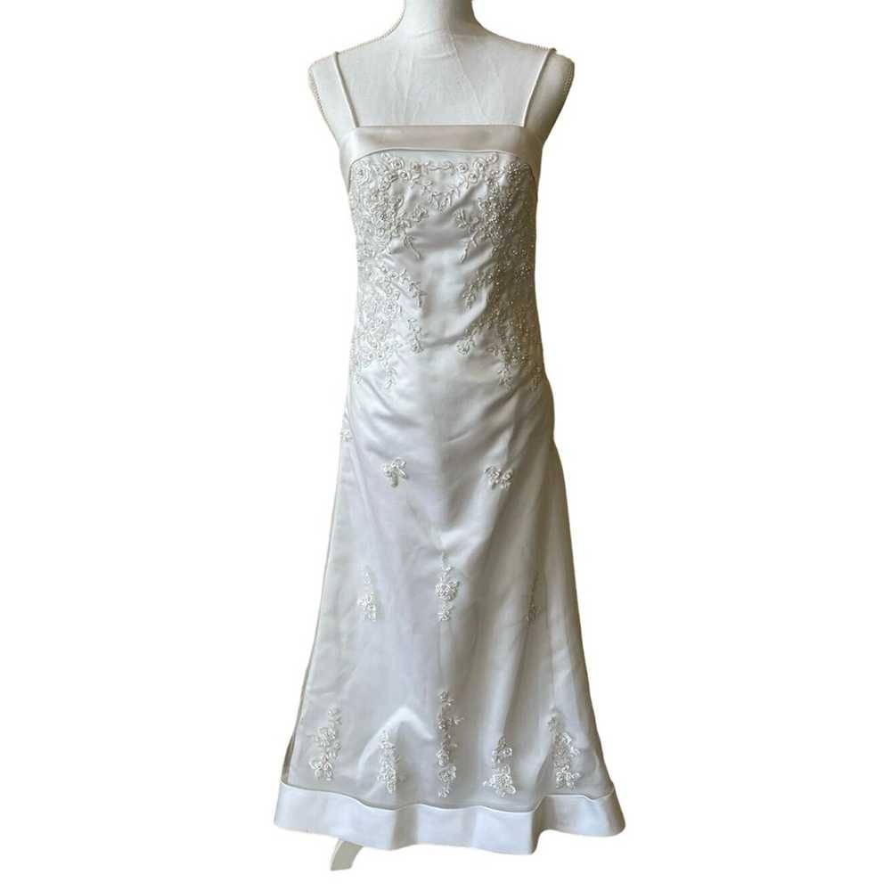 NEW Women’s White Custom Made Wedding Dress w/Mat… - image 6