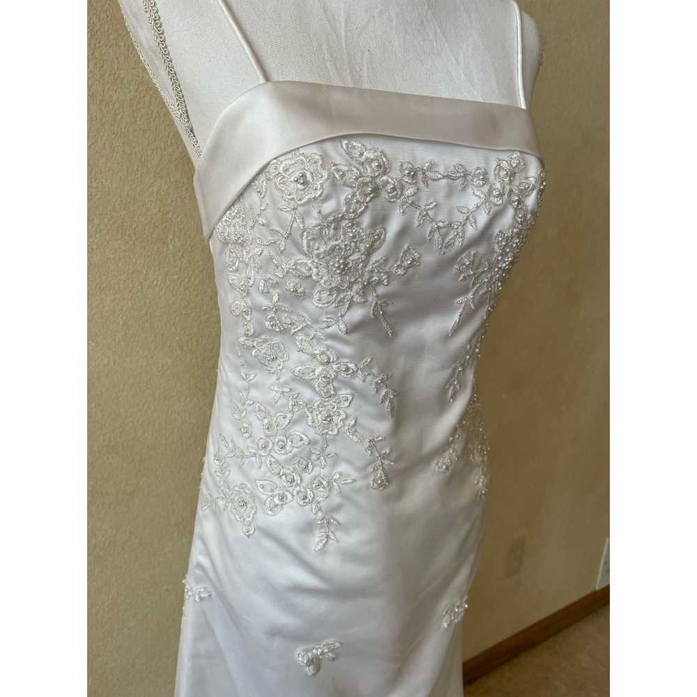 NEW Women’s White Custom Made Wedding Dress w/Mat… - image 8