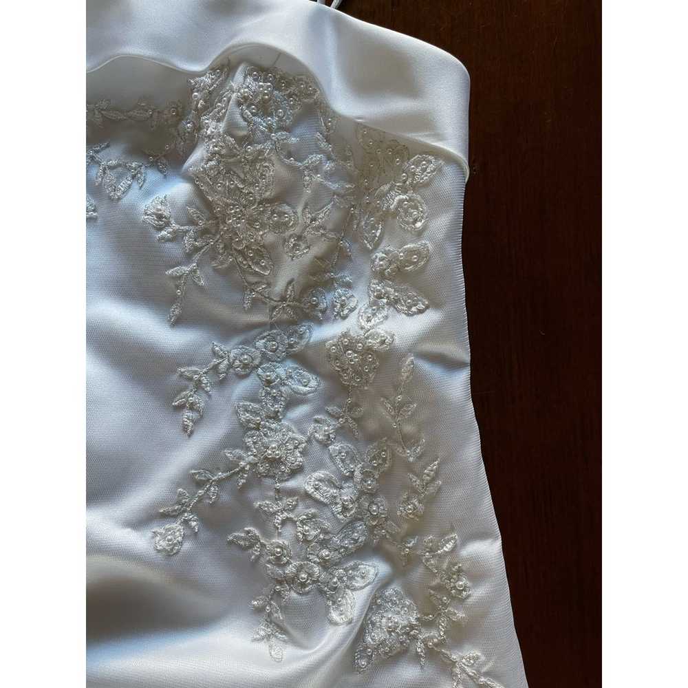 NEW Women’s White Custom Made Wedding Dress w/Mat… - image 9